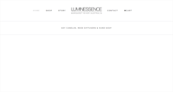 Desktop Screenshot of luminessencecandles.com.au